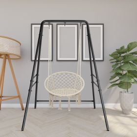 Heavy Duty Metal Swing Frame for Kids and Adults 500LBS Weight Capacity A Frame Swing Stand Only Indoor Outdoor Freestanding Backyard Swing Set B